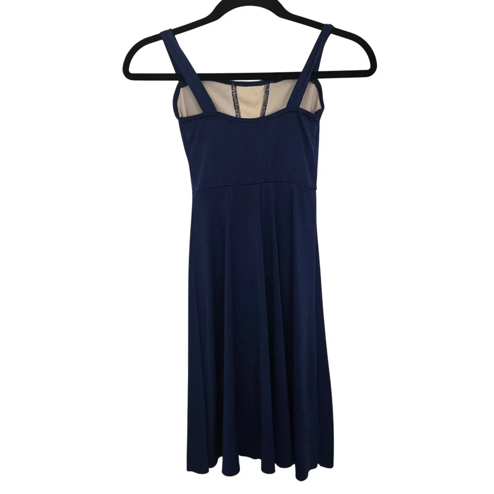 Weissman Girls Blue Lyrical Contemporary Dance Dress Costume Size IC Style 14662